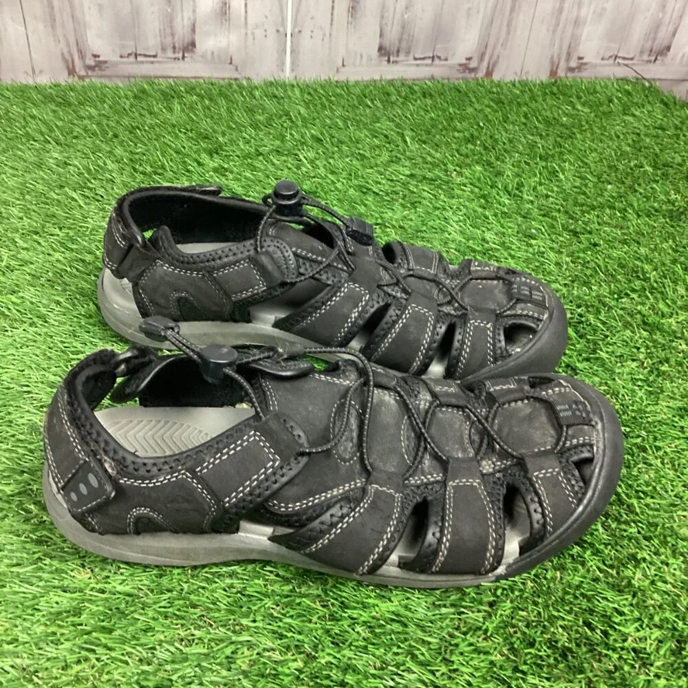 Khombu Black Travis Active Sandals 8M